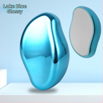 Χειροκίνητος αποτριχωτής με γυαλί, φορητή συσκευή απολέπισης για οικιακή χρήση, νανο-γυαλί, στρογγυλή κεφαλή λείανσης