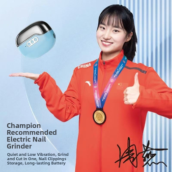 4-в-1 електрическа машина за маникюр с вградена лампа за полимеризация, преносим пластмасов корпус – подходяща за деца и възрастни