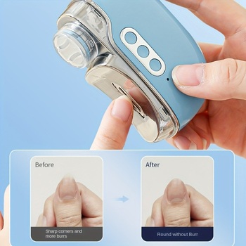 4-σε-1 ηλεκτρικό εργαλείο περιποίησης νυχιών με ενσωματωμένο λαμπτήρα πολυμερισμού, φορητό πλαστικό σώμα – κατάλληλο για παιδιά και ενήλικες