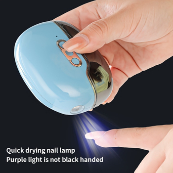4-σε-1 ηλεκτρικό εργαλείο περιποίησης νυχιών με ενσωματωμένο λαμπτήρα πολυμερισμού, φορητό πλαστικό σώμα – κατάλληλο για παιδιά και ενήλικες