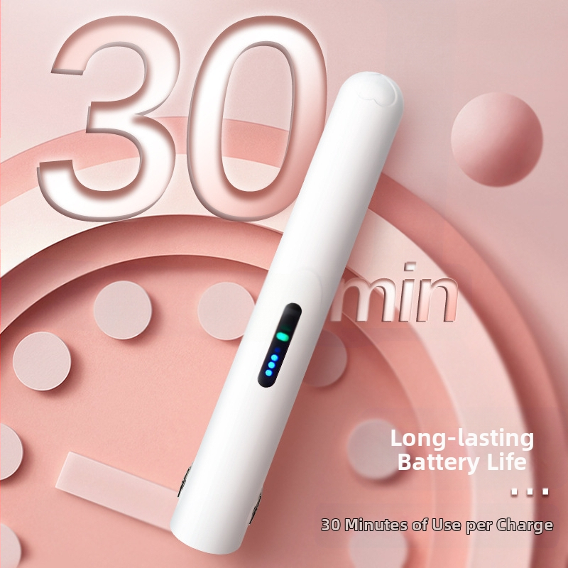 Безжично двуфункционално устройство за къдрене и изправяне, турмалинов керамичен нагревател, диаметър 16–20 мм, 3 нива температура, стилизиране за 1–2 минути