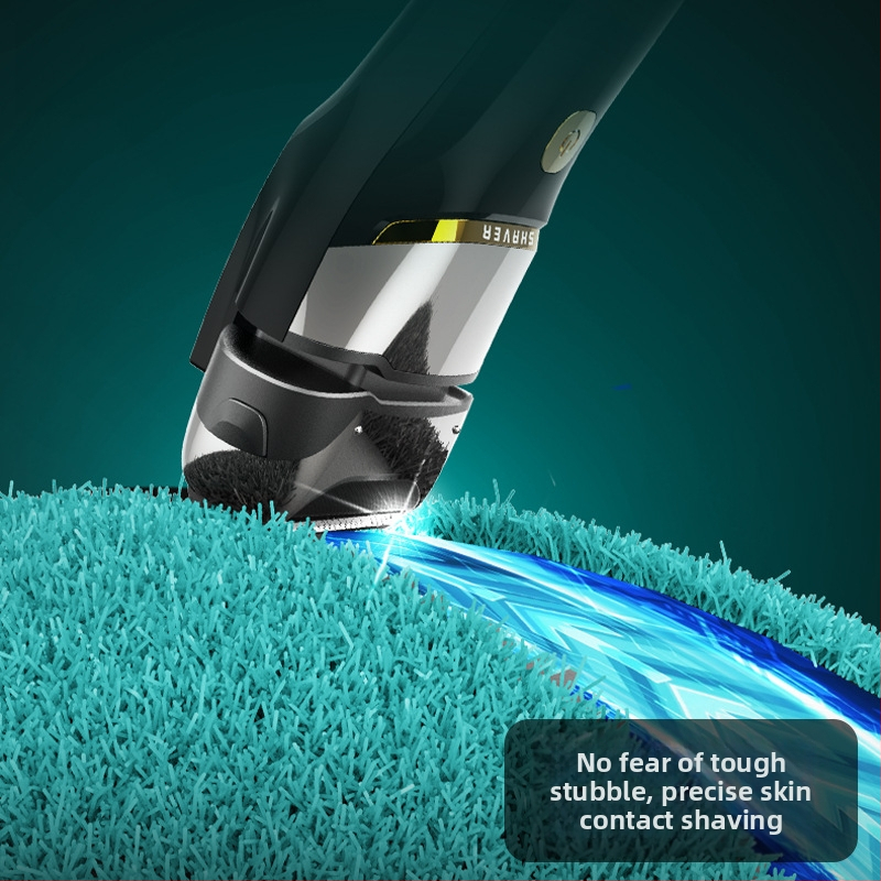 Elektrický holiaci strojček s celotelovým umývaním, LED displej, 3‑hlavý recipročný systém, nabíjateľný, max. výkon 5W