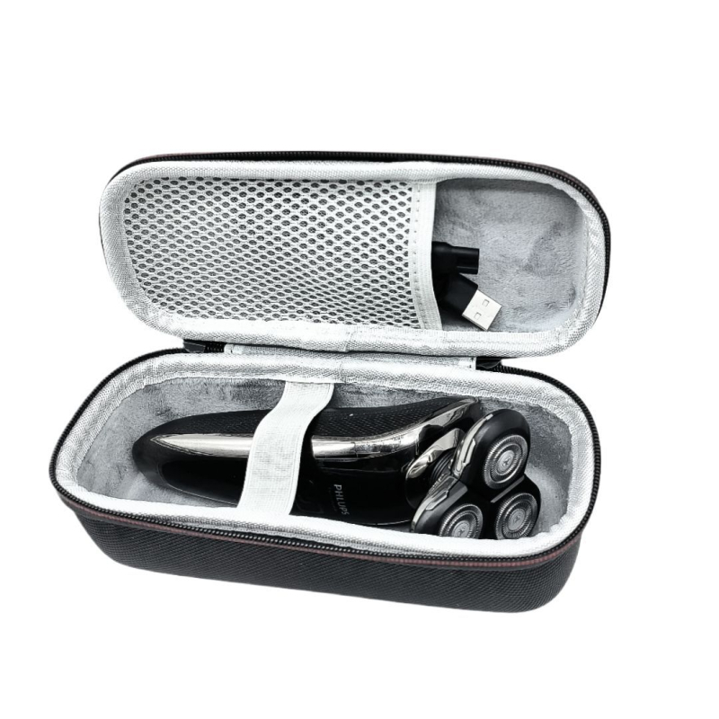 Geantă de depozitare EVA cu husă dură pentru aparat de ras cu trei capete, Boyi, origine Yiwu, ambalaj rezistent la apă