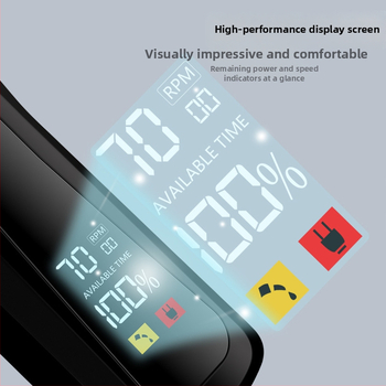 Електрическа машинка за подстригване с цифров дисплей, презареждаема, водоустойчива, сменяеми и измиващи се неръждаеми стоманени остриета, четков мотор, живот на батерията 1–3 ч