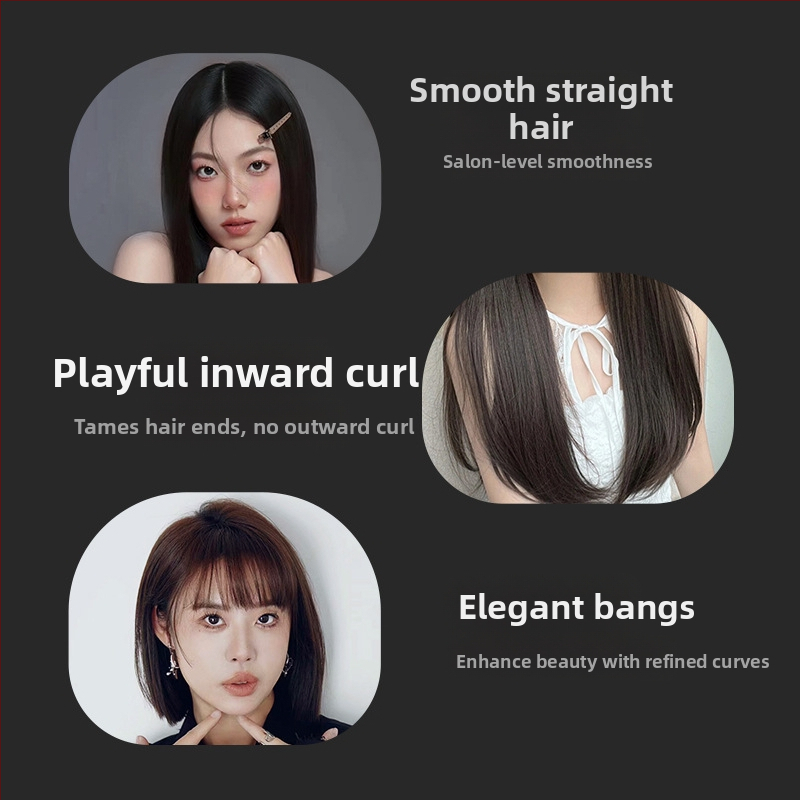 Безжичен уред за изправяне и къдрене на коса, титаниево-турмалиново покритие, нагревател 16–20 мм, мощност 25 W, напрежение 3,7 V, двойна функция