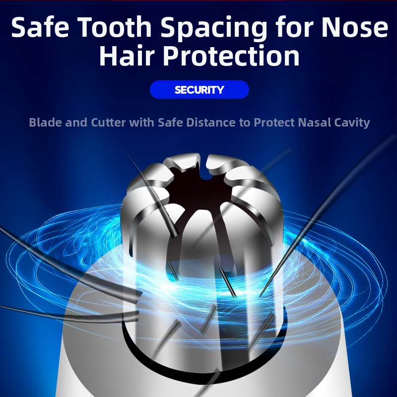 Унисетс електрически тример за носни коси с безопасно подрязване, ABS корпус, тегло 0,06 кг, марка Dazzle Still