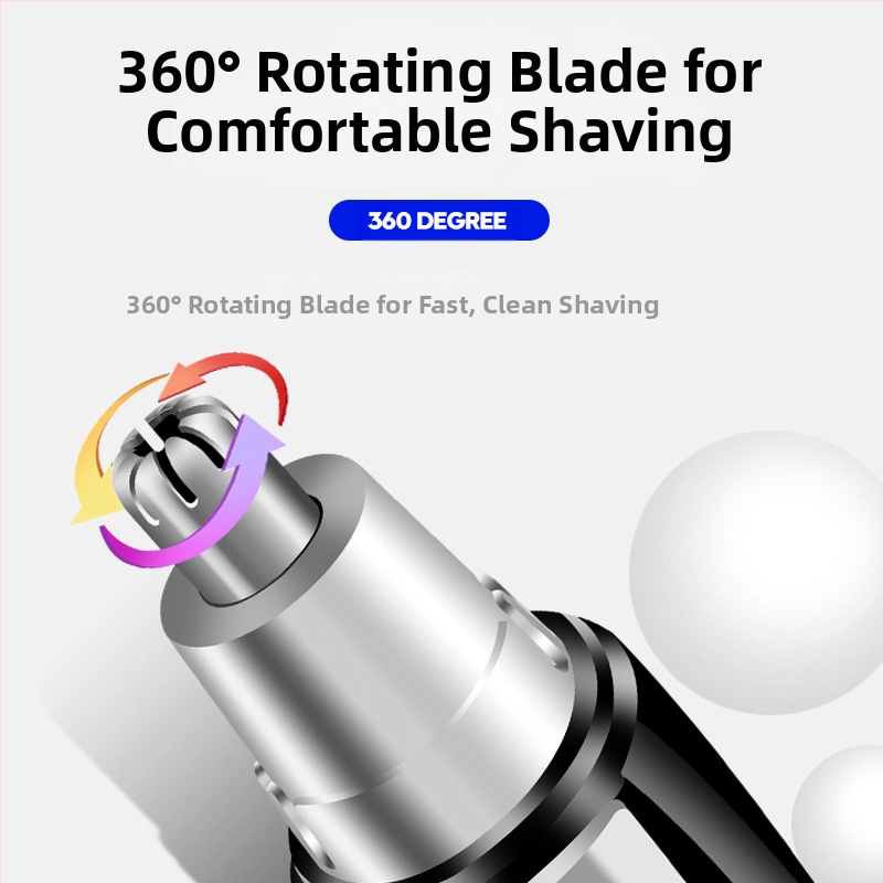 Унисетс електрически тример за носни коси с безопасно подрязване, ABS корпус, тегло 0,06 кг, марка Dazzle Still