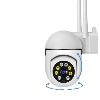 RS-006 Beltéri biztonsági kamera Wi‑Fi-vel, távoli okostelefonról történő vezérlés, 2,8 mm objektív, 720p HD, éjjellátás
