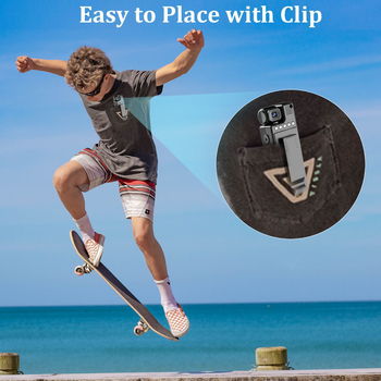 L9 Κάμερα Δράσης για Ποδηλασία, 1080P, Wi‑Fi, Υπέρυθρη Νυχτερινή Όραση, Περιστρεφόμενος Φακός