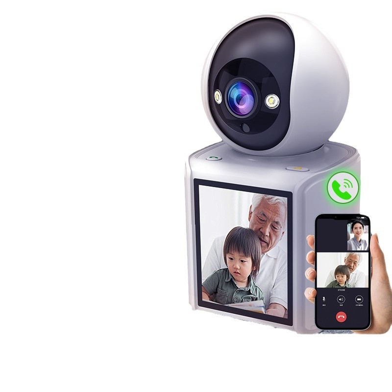 Cameră de monitorizare Wi‑Fi cu apel video bidirecțional pentru vârstnici și bebeluși, 2 MP, stocare TF, vedere de noapte