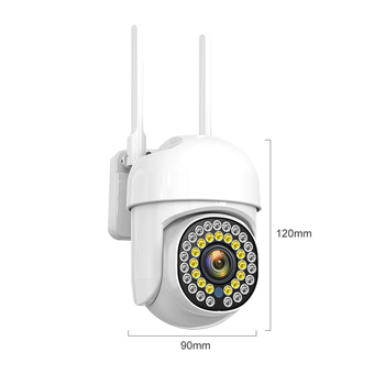 Безжична Wi-Fi външна куполна камера за мониторинг 1080P с интелигентно нощно виждане