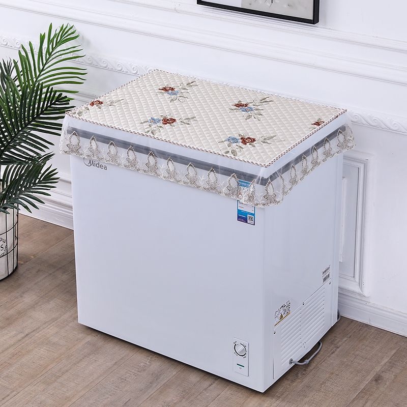 Xiaoying Фризерна прахо-защитна покривка с странично повдигане за домашен малък фризер