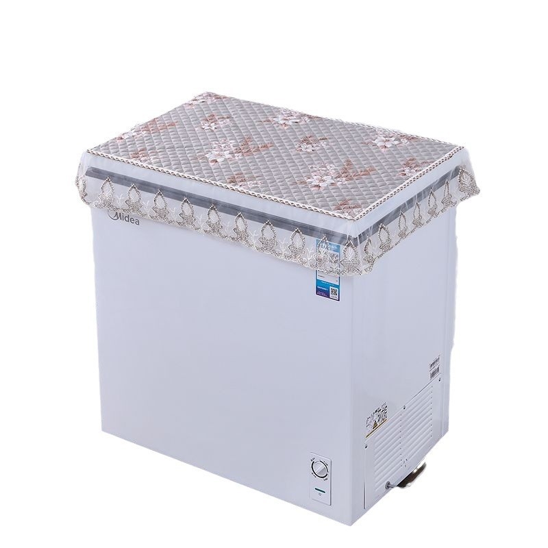 Xiaoying Фризерна прахо-защитна покривка с странично повдигане за домашен малък фризер