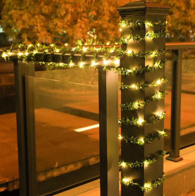 LED girlianda su baterijų dėže, 20 LED, IP42, vidaus ir lauko naudojimui, 2313 lm