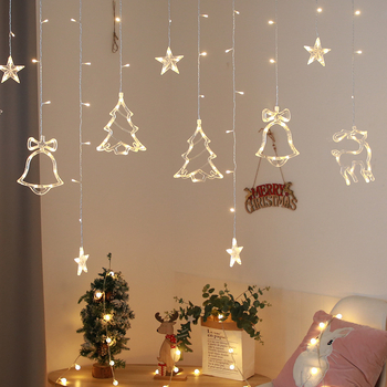 LED χριστουγεννιάτικα κουρτινά φώτα με 120 LED, 220V, 3000K, IP44, διάρκεια ζωής 50 000 ωρών