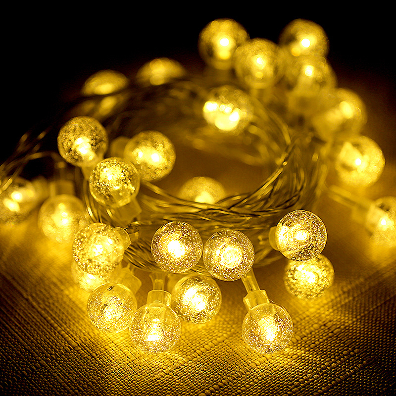 Lampa LED suspendată, sferă rotundă de cristal, carcasă PVC (SM-Crystal Ball, 5 lm, 220V, IP44, 50000h)