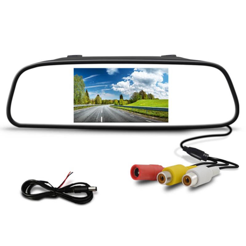 Automobiļa TFT LCD displejs, 840x480 izšķirtspēja, AV ieeja, HD atpakaļskats