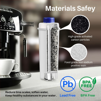 DeLonghi DLSC002 filter aktivnog ugljena za aparat za kavu – plastika, kućna upotreba, jednostavan stil, premium kvaliteta, pakiranje u kutiji