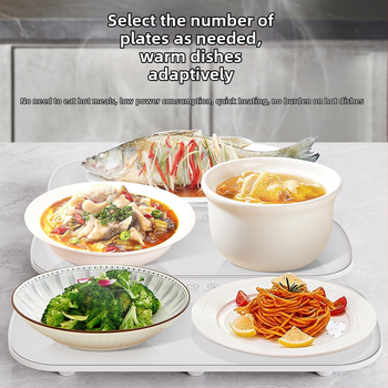 Πολυλειτουργική επιφάνεια θέρμανσης φαγητών με ευφυή έλεγχο σταθερής θερμοκρασίας, θέρμανση γάλακτος, 50W, 220V, 0,4kg, δυνατότητα προσαρμογής