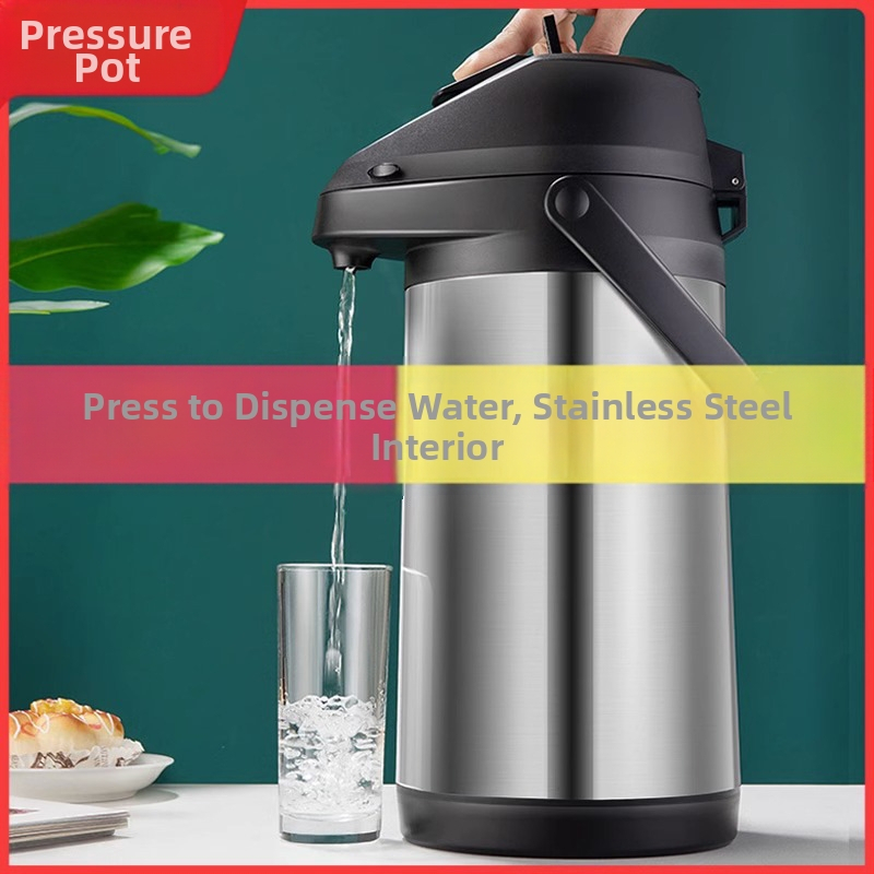 Namų naudojimui oro slėgio termosas, didelės talpos, nerūdijančio plieno vidinė talpa