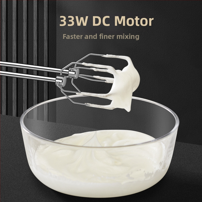 De Platinum 5-скоростен безжичен ръчен разбърквач за яйца, преносим миксер, 150W, до 36V