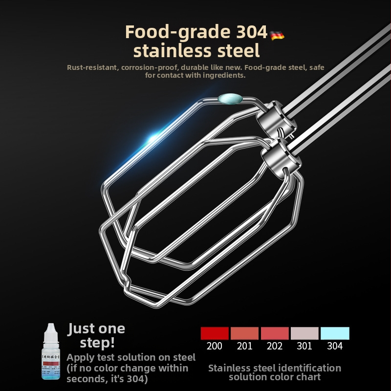 De Platinum 5-скоростен безжичен ръчен разбърквач за яйца, преносим миксер, 150W, до 36V