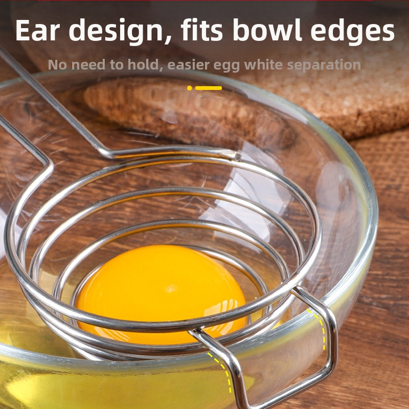 MGX- Разделител за яйчен белтък и жълтък от неръждаема стомана без магнит, за печене и домашна употреба