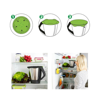 Силиконово уплътнително капаче за купата Thermomix TM31 TM5 TM6 (капак, ръчна употреба, аксесоари)