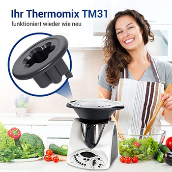 Моторен съединител за Thermomix TM31, аксесоар за соево мляко, разбъркване и смилане, размер 4.5x3 cm
