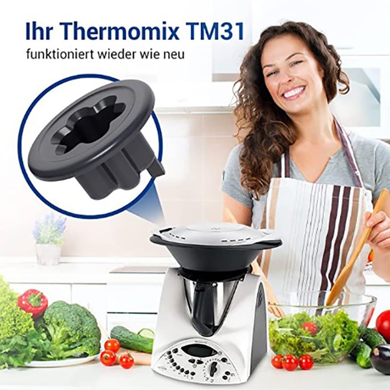 Моторен съединител за Thermomix TM31, аксесоар за соево мляко, разбъркване и смилане, размер 4.5x3 cm