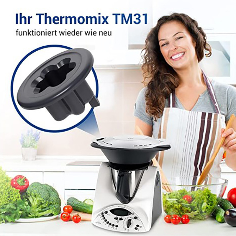 Моторен съединител за Thermomix TM31, аксесоар за соево мляко, разбъркване и смилане, размер 4.5x3 cm