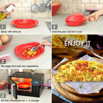 Home Xiaohui Silikonski Tvornik Omleta i Jaja Rolice s Parom i Tepsom za Pečenje (Brand: Home Xiaohui; Materijal: Drugi; Uvedenje na tržište: Ljeto 2021; Kvaliteta: Superior; Stil: Moderan i Jednostavan)