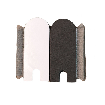 PVC прозоречен уплътнител за плъзгащи се прозорци с армировка, самозалепващ, ветро- и прахоустойчив с горен и долен жлеб; високотемпературна устойчивост, износоустойчивост, устойчивост на стареене и корозия; модерен минималистичен стил