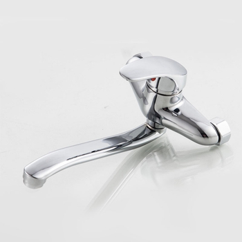 Įmontuojamas sienoje virtuvės maišytuvas, varinis korpusas, keramikinė kasetė, DN15 jungtys