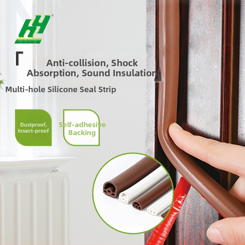Уплътнителна лента за врати и прозорци – силиконова самозалепваща лента с антивзломна защита, намаляване на шума, прахоозащита и топлоизолация.