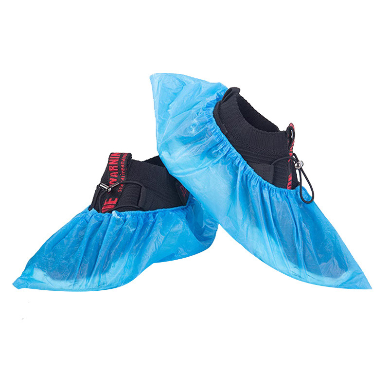 Καλύμματα παπουτσιών μίας χρήσεως, παχυνμένα για ενήλικες, αντιολισθητικά, αδιάβροχα από PE πλαστικό, 80 τεμάχια