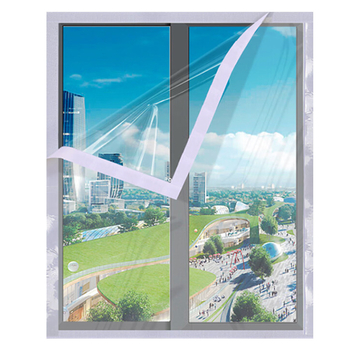 Žiemos lango izoliacinė užuolaida – PE, vėją atlaikanti ir šilta; tinkama svetainei, miegamajam ir restoranui; modernus minimalistinis stilius (Medžiaga: PE; Užuolaidos tipas: PE lango užuolaida; Erdvė: svetainė, miegamasis, restoranas)