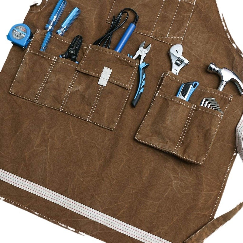 Ujjatlan kötény 100% pamutból, anti-szennyeződés, modern minimalista stílus