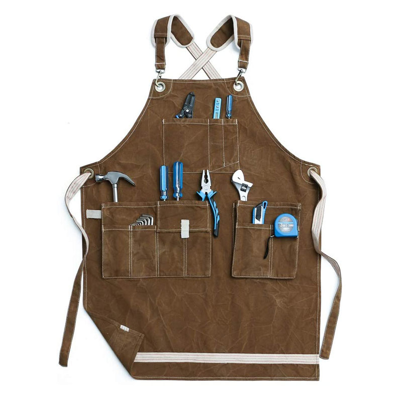 Ujjatlan kötény 100% pamutból, anti-szennyeződés, modern minimalista stílus