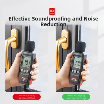 Уплътнителна лента за прозорци и врати — Kun deli, модел 8x10, материал EAV, прахоозащитно уплътнение