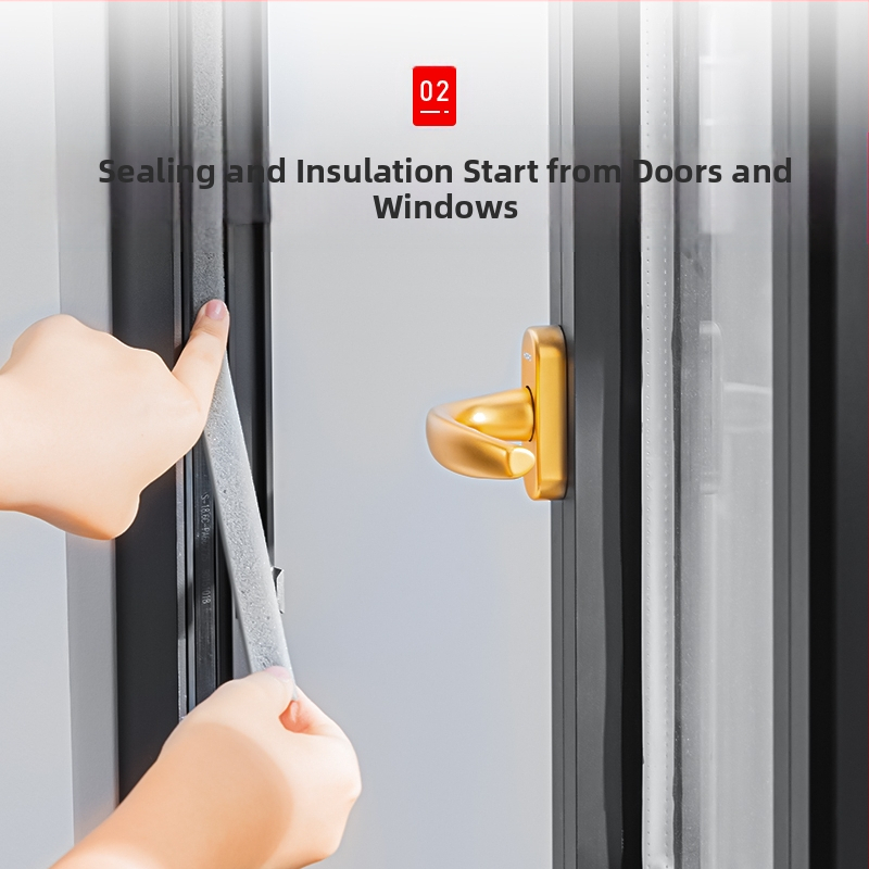 Уплътнителна лента за прозорци и врати — Kun deli, модел 8x10, материал EAV, прахоозащитно уплътнение