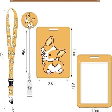 Yiwu tongmao Držiak na kartu v karikatúrnom štýle, polyester