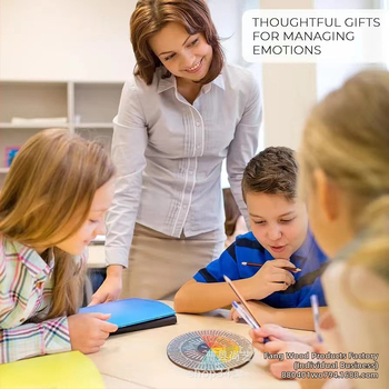 Ξύλινο διπλής όψης διακοσμητικό για την ψυχική υγεία με βάση για οικιακό γραφείο – Boxwood, Shangyifang