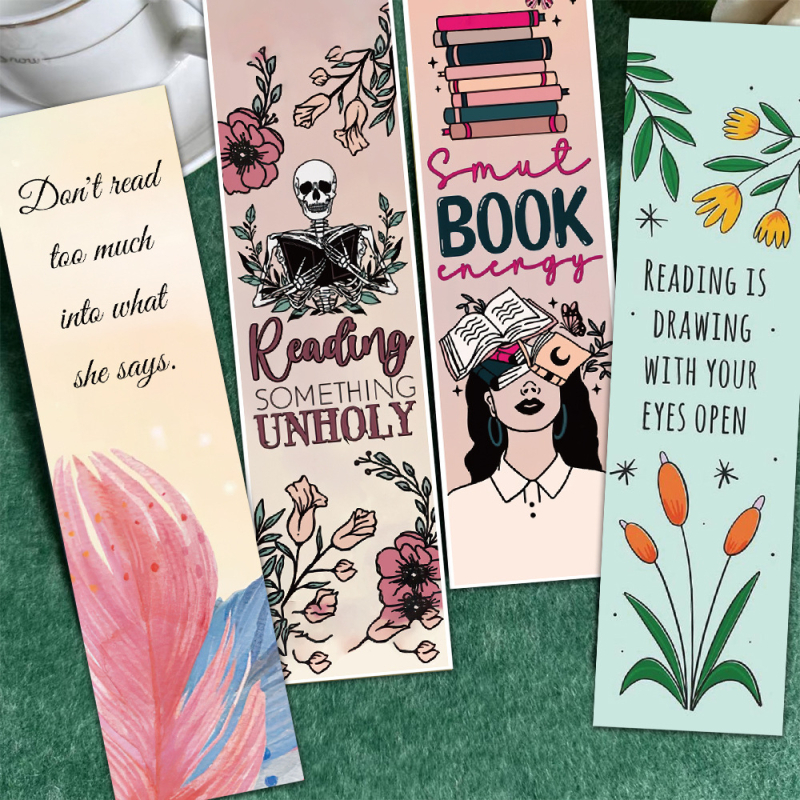 30 vnt. anglų kalbos skaitymo žymeklių, popieriniai, mielas stilius, rankų darbo DIY dienoraščio dekoras, skaitymo žymėjimo kortelės