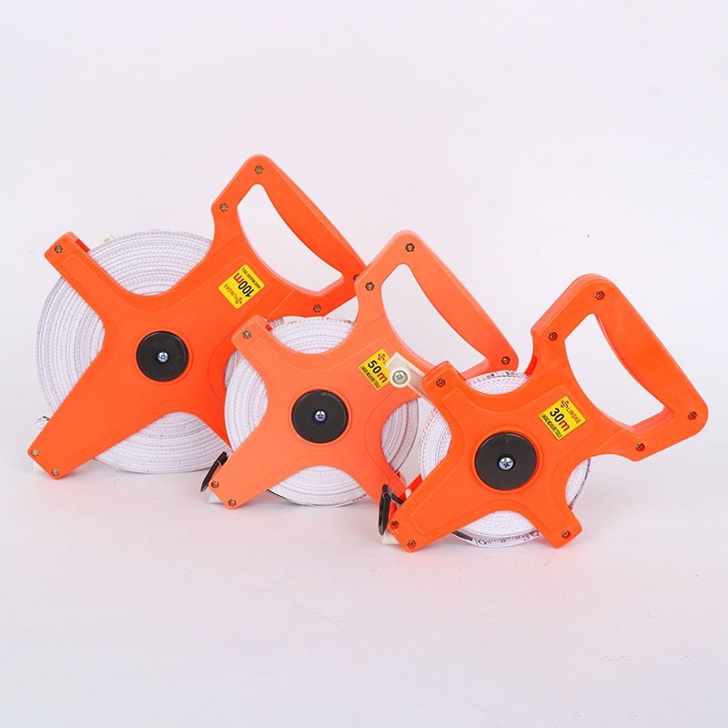 Shangda Hordozható rostszálas mérőszalag, 30–100 m, Metrikus/Imperiális keret, Puha mérőszalag