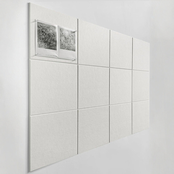 12 броя акустични панели от полиестерни влакна, самозалепващи квадратни панели с ивици за фотогалерия, стил модерен минимализъм, компресивна якост B, огъване B