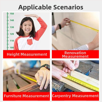 Μετρητική ταινία με αδιάβροτη κατασκευή, φθορίζουσα τεχνολογία υψηλής τεχνολογίας, ευρύτερο και παχύτερο σώμα, ανθεκτικό στη φθορά