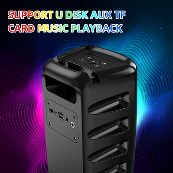 HY-3317 Bluetooth ηχείο με ενσωματωμένη μπαταρία – 2 μεγάφωνα, Bluetooth 5.0, 40Hz–20kHz, SNR ≥70 dB