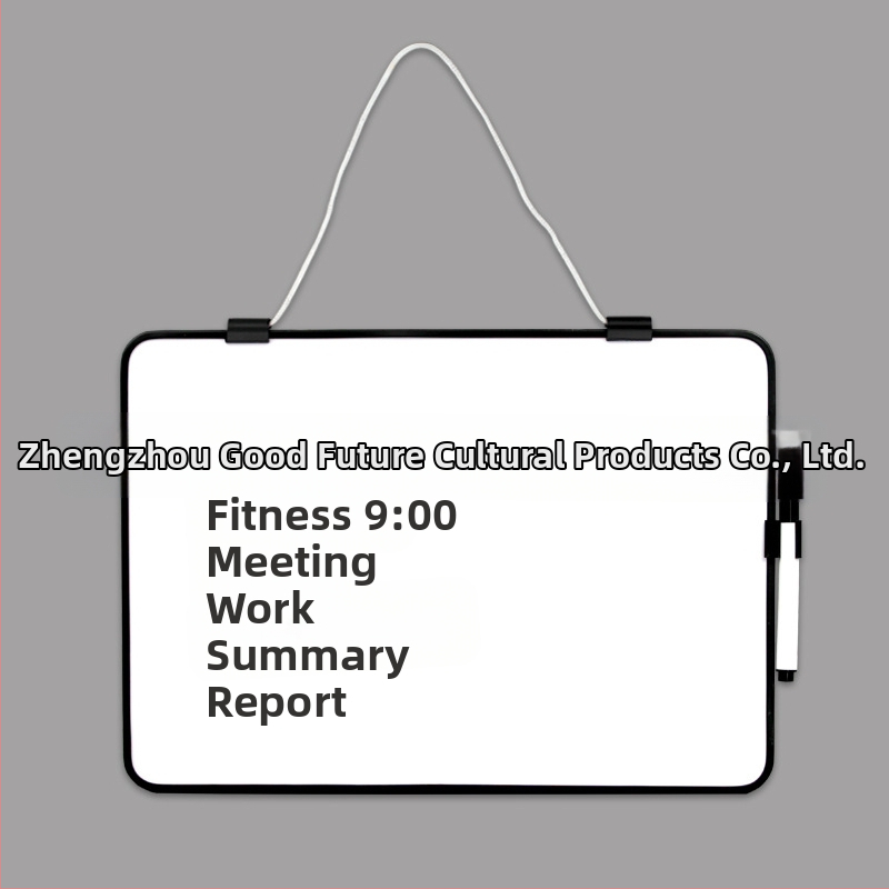 Двоустранна пластмасова бяла дъска, изтриваема, немагнитна повърхност за писане, персонализирана учебна помагалка за деца и ученици