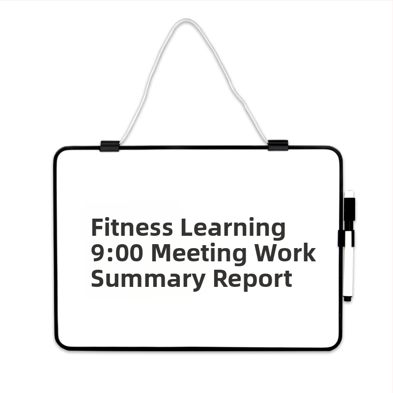 Двоустранна пластмасова бяла дъска, изтриваема, немагнитна повърхност за писане, персонализирана учебна помагалка за деца и ученици